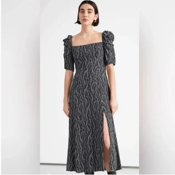 & other stories black lace dress Lace Boned Bandeau Midi Dress - Black | Black Tie main image 0